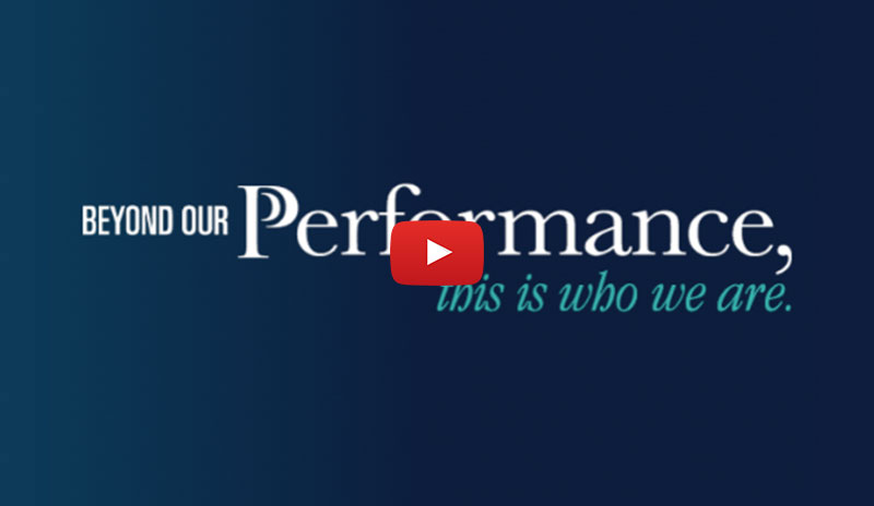 Performance, it's what we do.